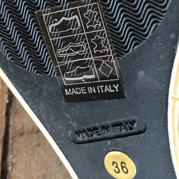 FashionLab Italian Leather Wedge lace Up Booties - Picture 8 of 8